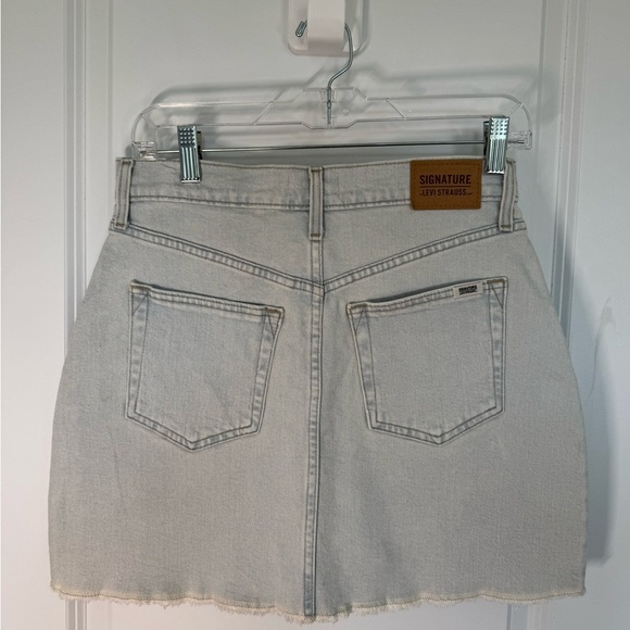 Signature by Levi Strauss Light Blue Mini Skirt - Picture 2 of 9